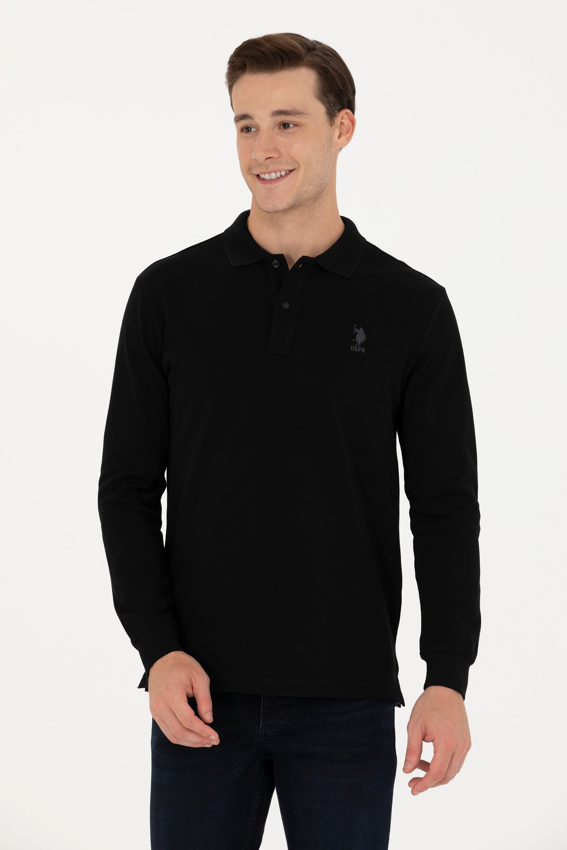 Men's Black Basic Sweatshirt