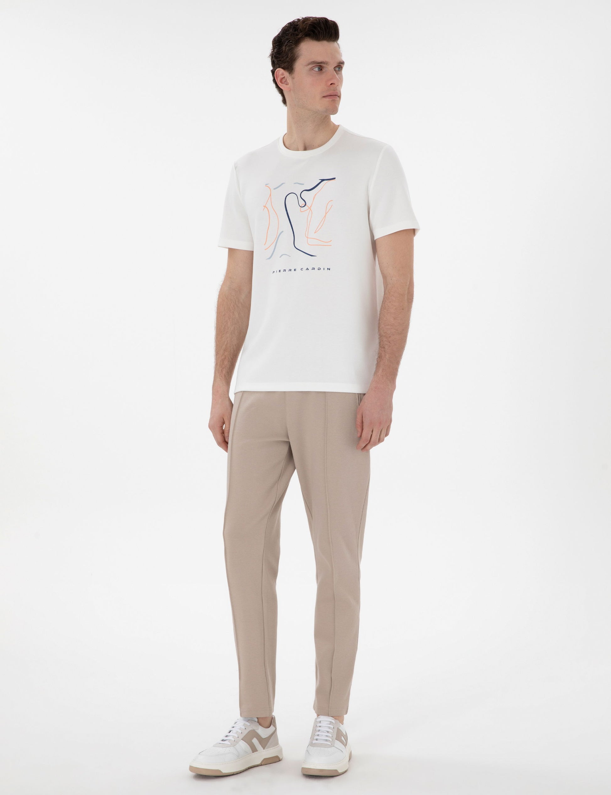 Ecru Regular Fit T-Shirt