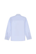 Boys' Light Blue Long Sleeve Basic Shirt