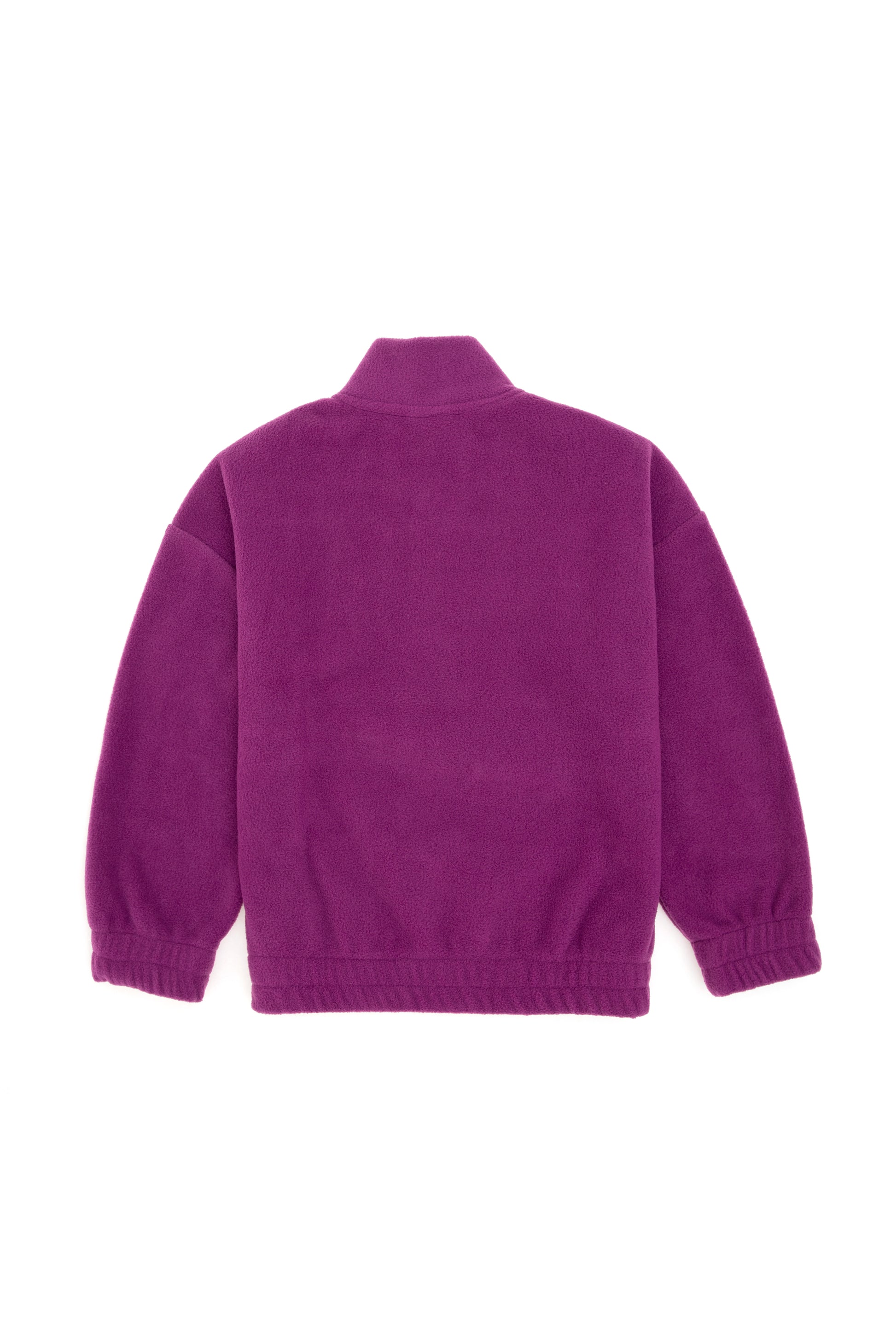 Girls' Half Zip Violet Fleece Sweatshirt