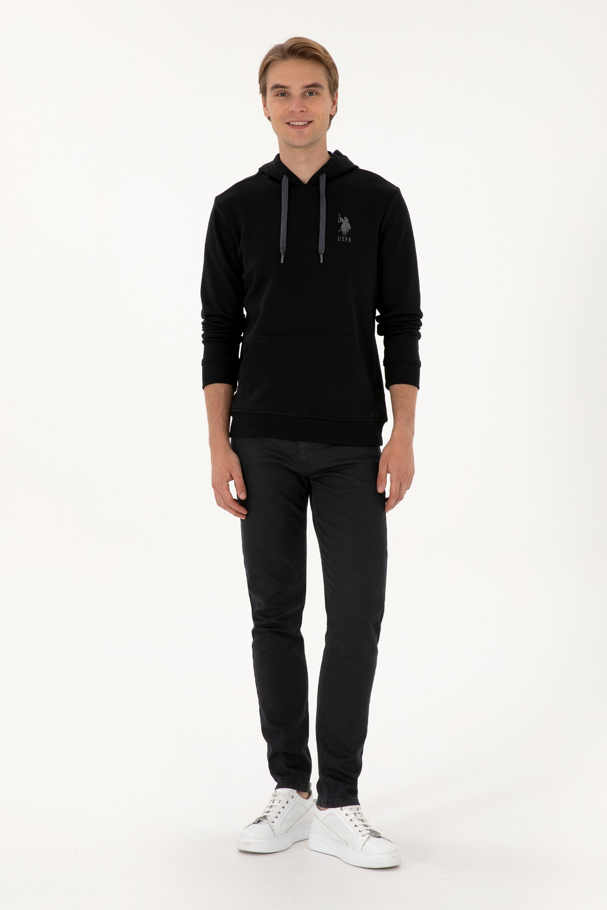 Men's Black Basic Sweatshirt