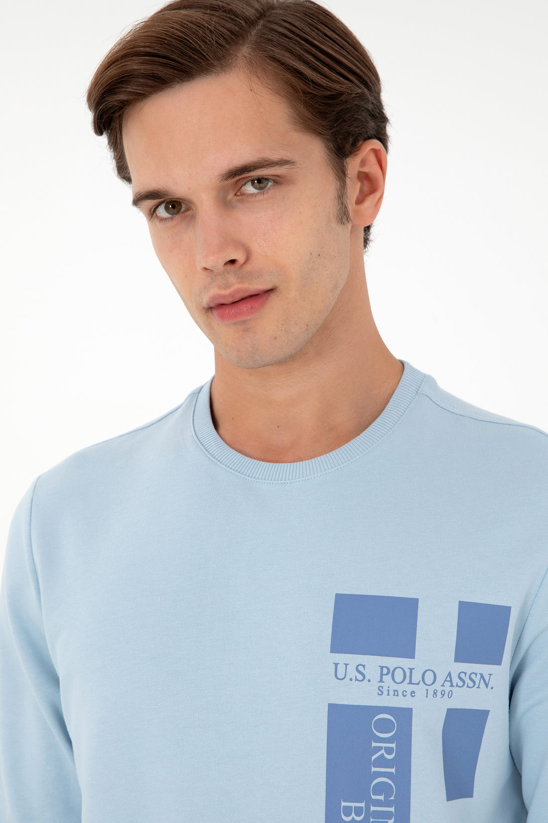 Men's Light Blue Sweatshirt