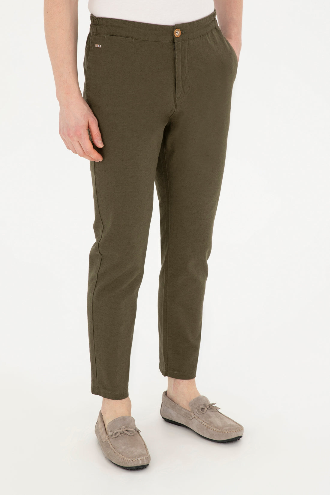 Men's Khaki Canvas Pants