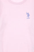 Girls' Pink Basic Sweater