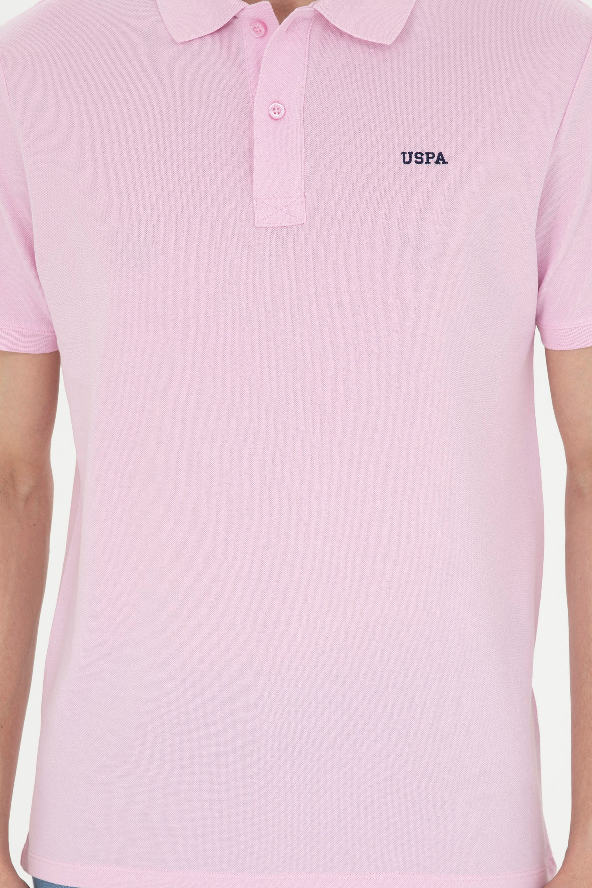 Men's Pink Basic T-Shirt