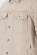 Men's Beige Jean Shirt