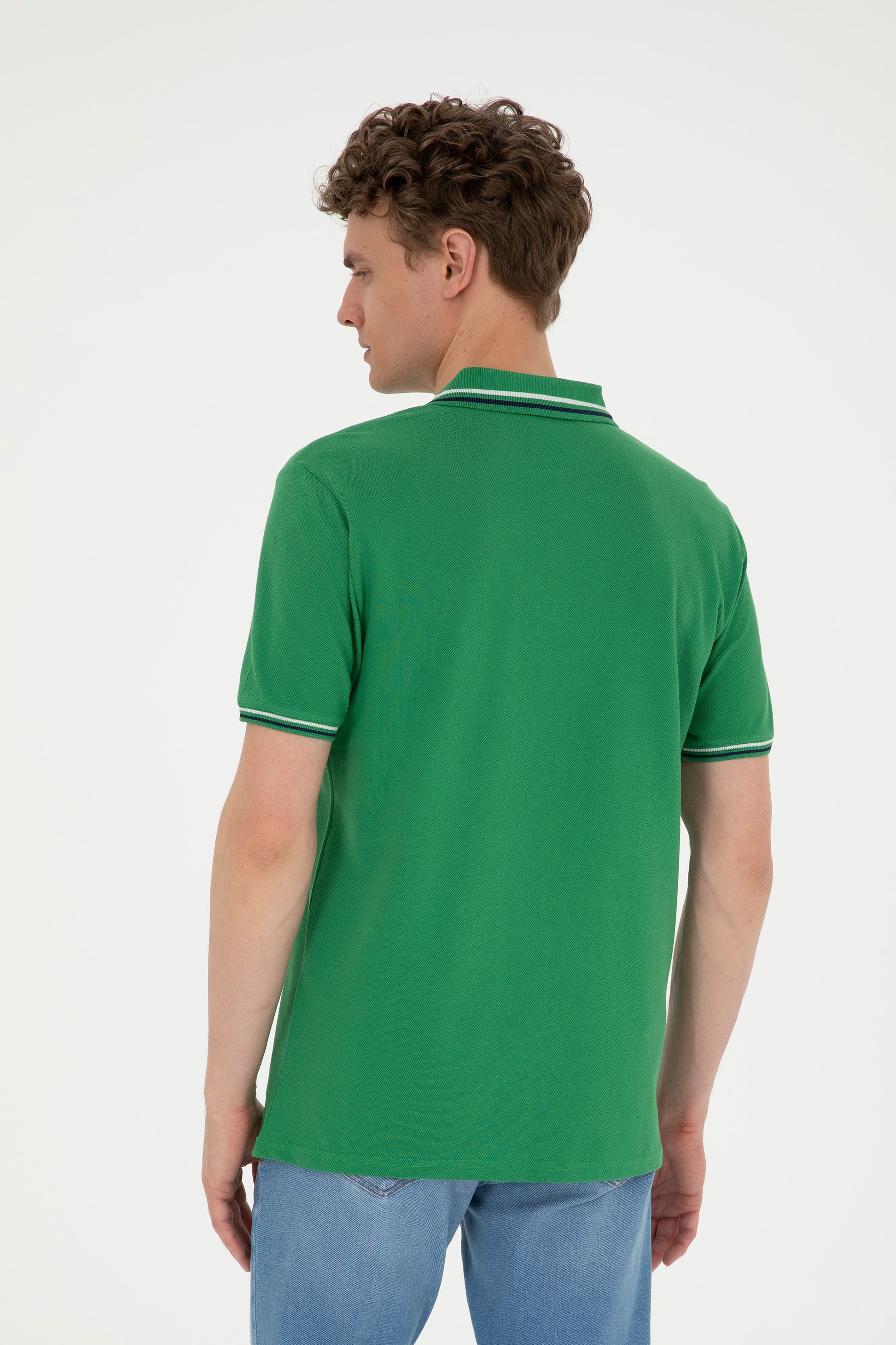 Men's Green Basic T-Shirt