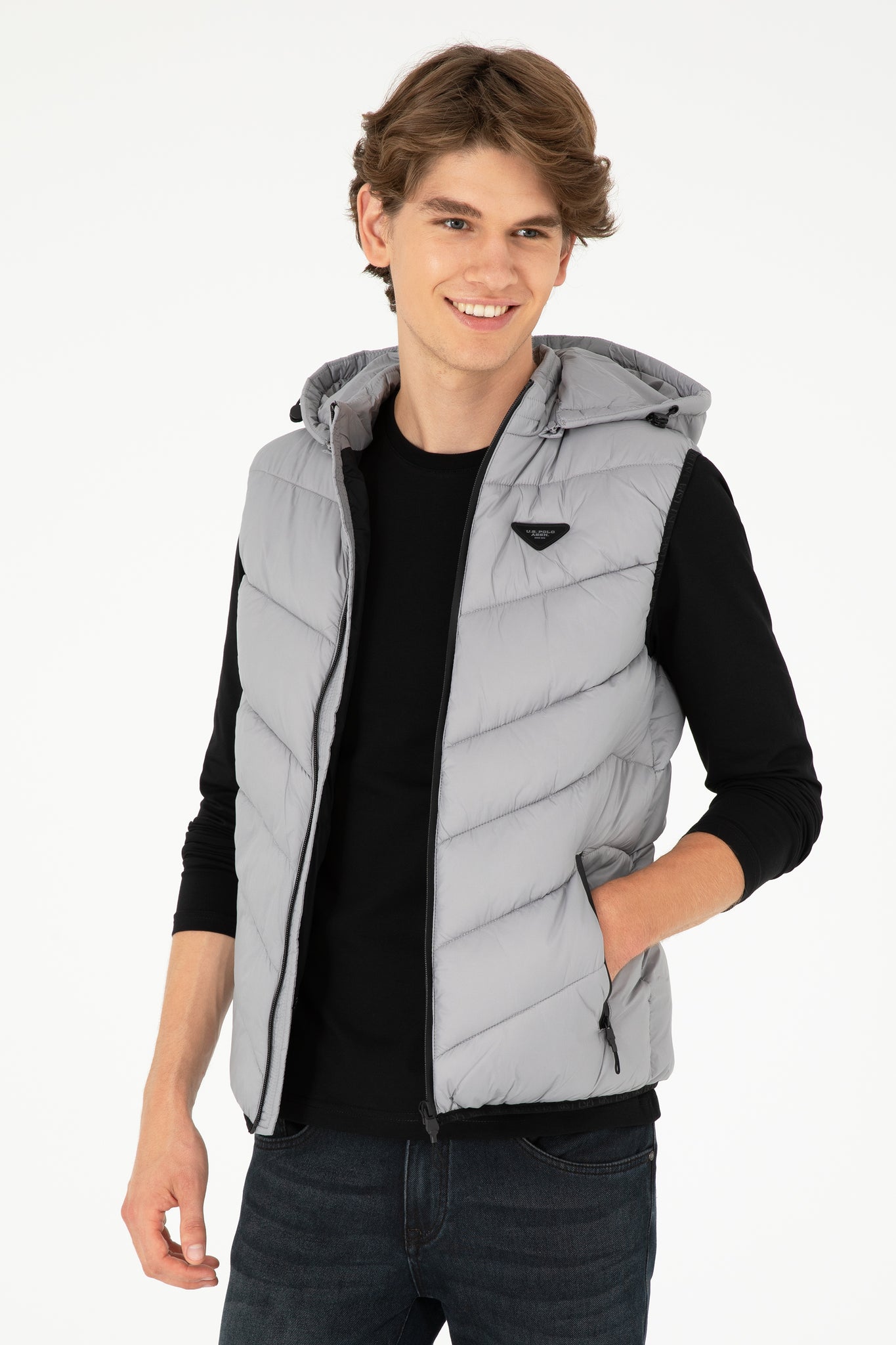 Men's Light Grey Vest