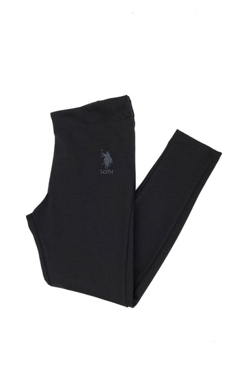 Girl's Black Leggings