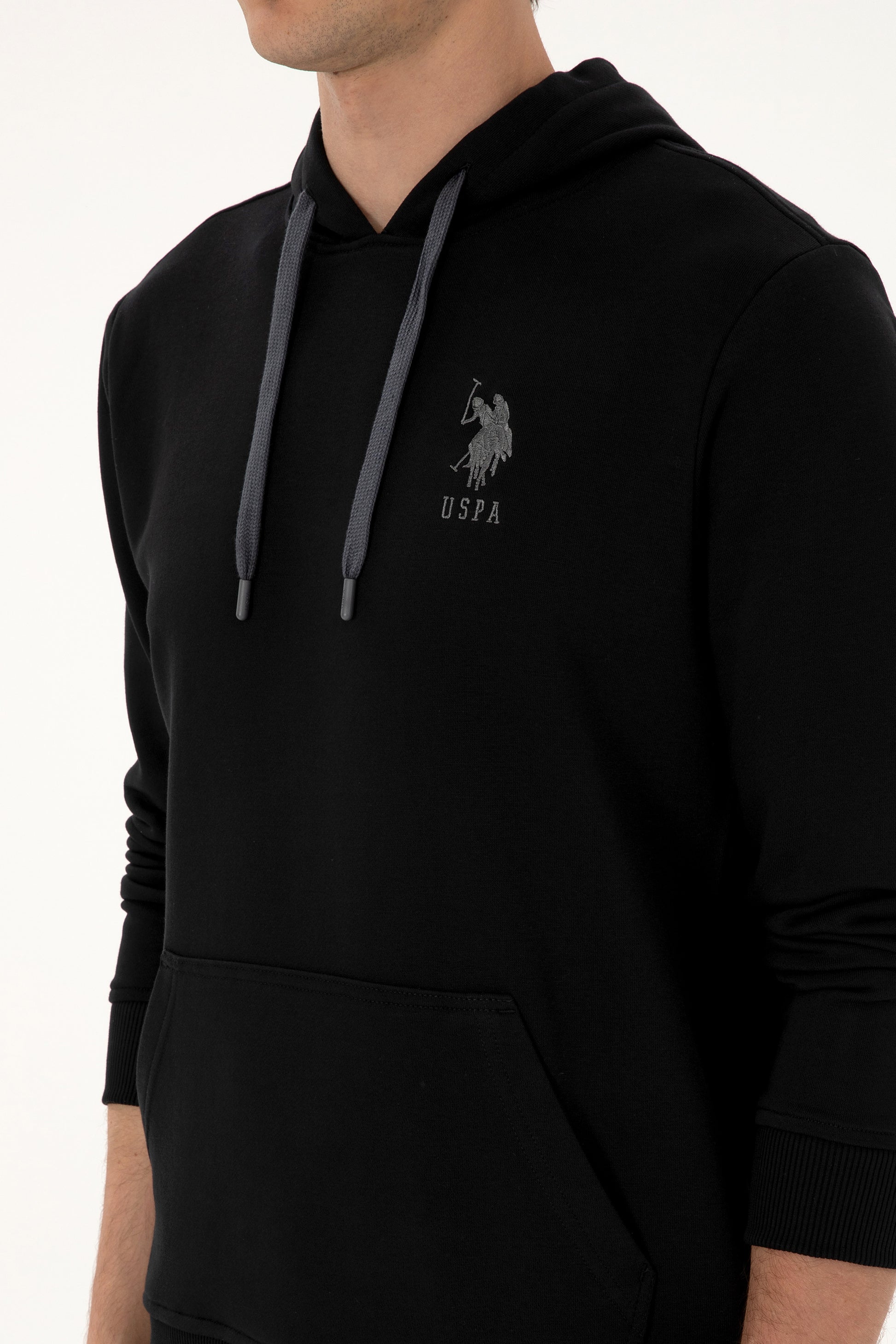 Men's Black Basic Sweatshirt