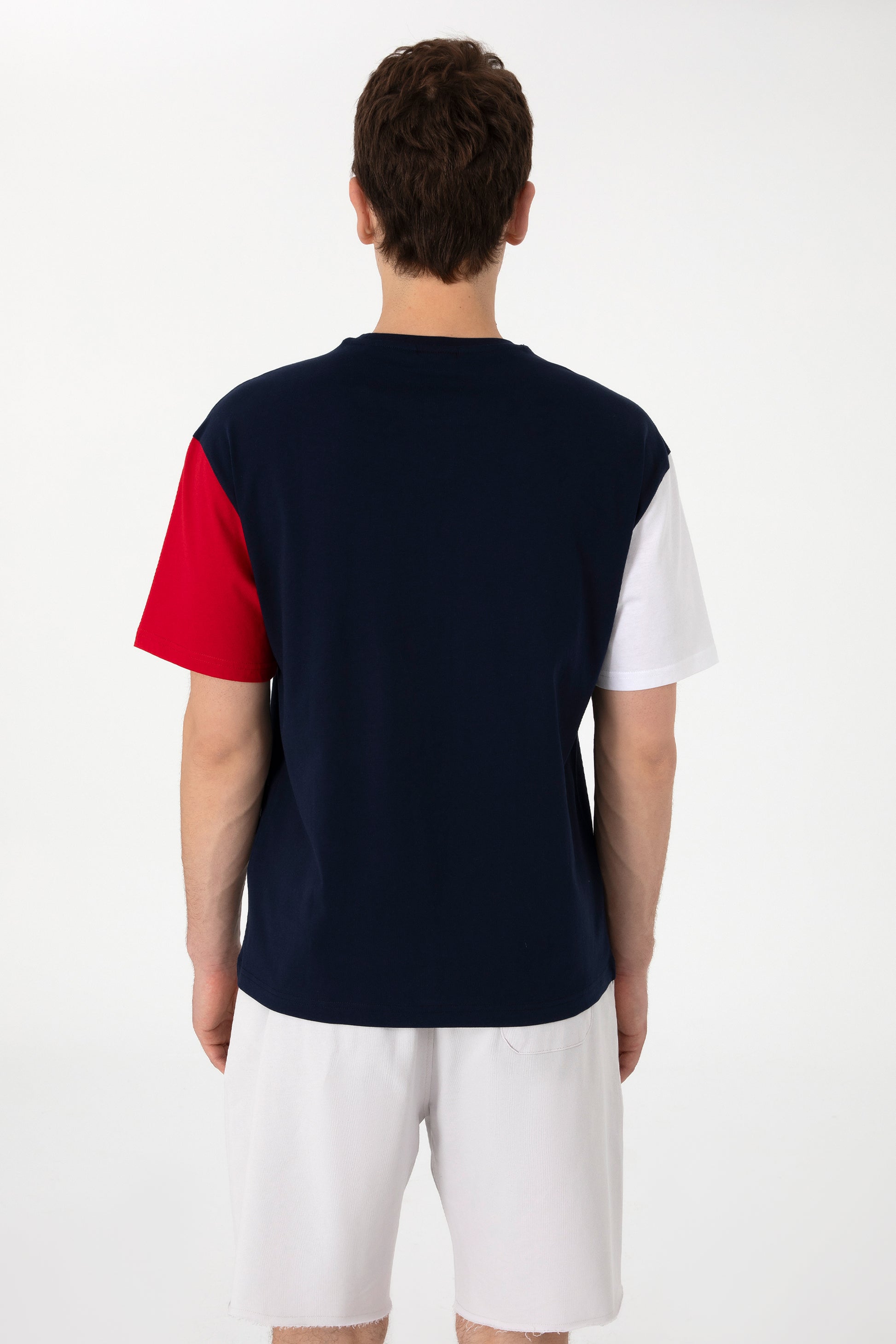 Men's Comfort Fit Crew Neck Navy T-Shirt