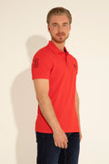 Men's Red Basic T-Shirt