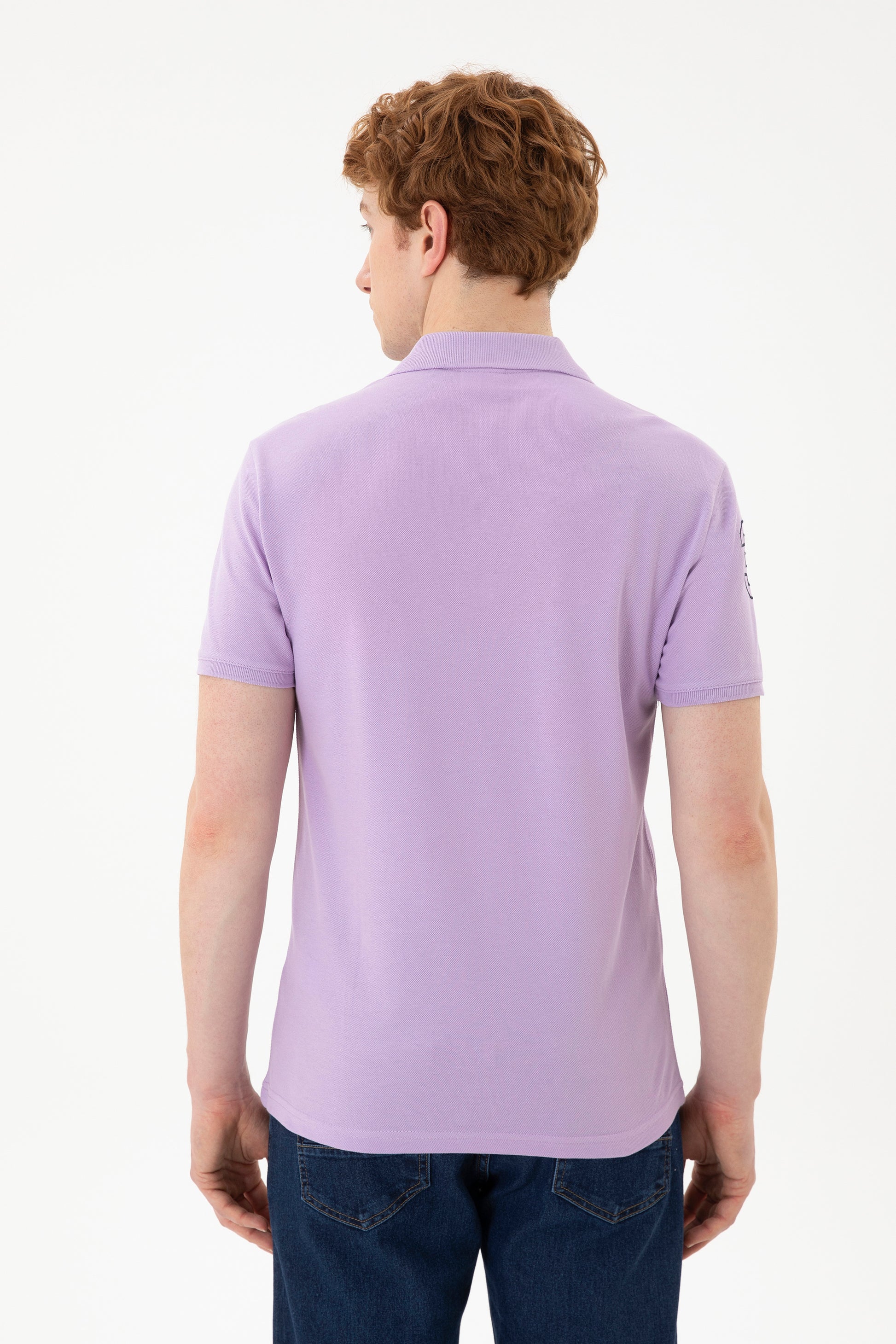 Men's Lilac Basic T-Shirt