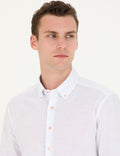 Light Green Regular Fit Long Sleeve Shirt
