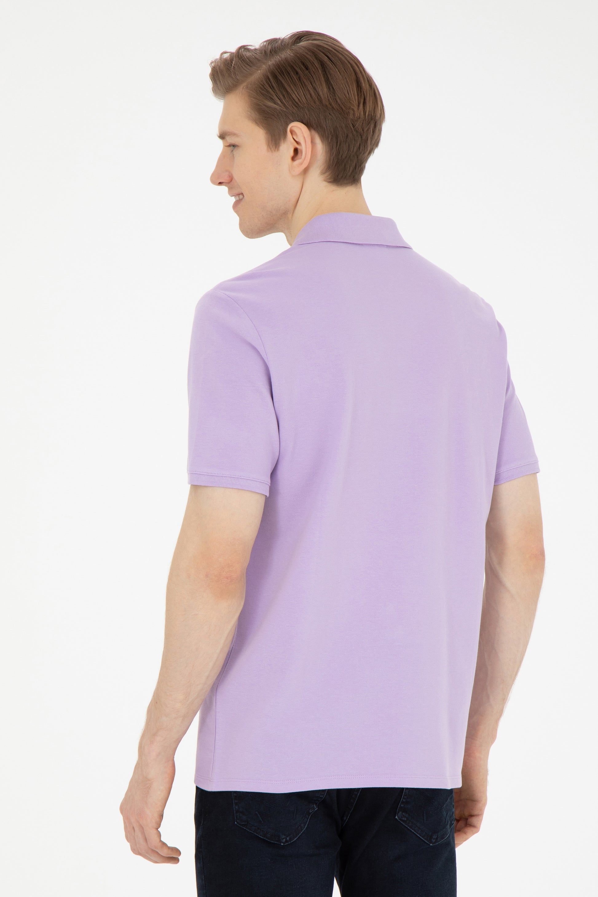 Men's Lilac Basic T-Shirt