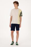Men's Comfort Fit Crew Neck Stone T-Shirt