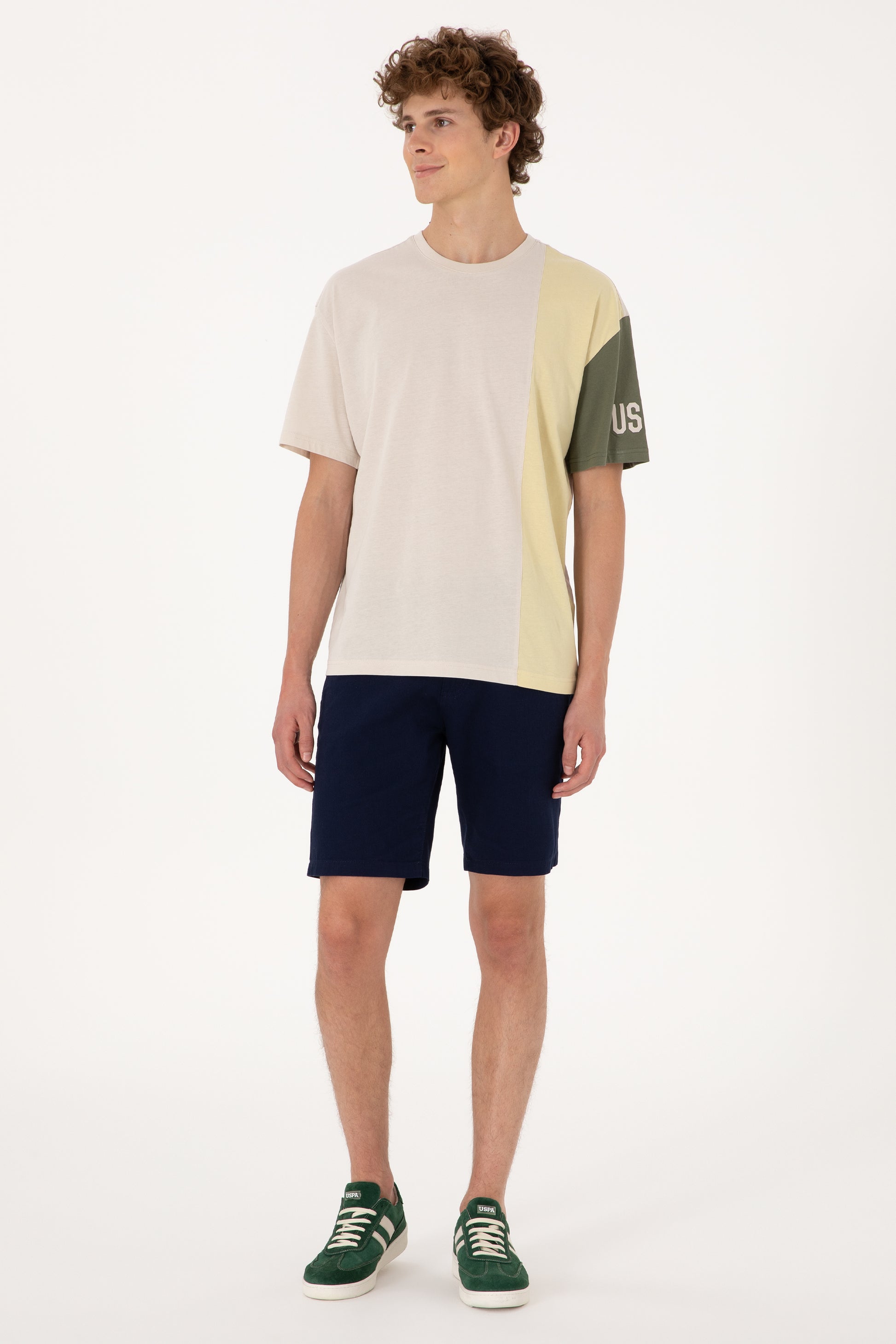 Men's Comfort Fit Crew Neck Stone T-Shirt