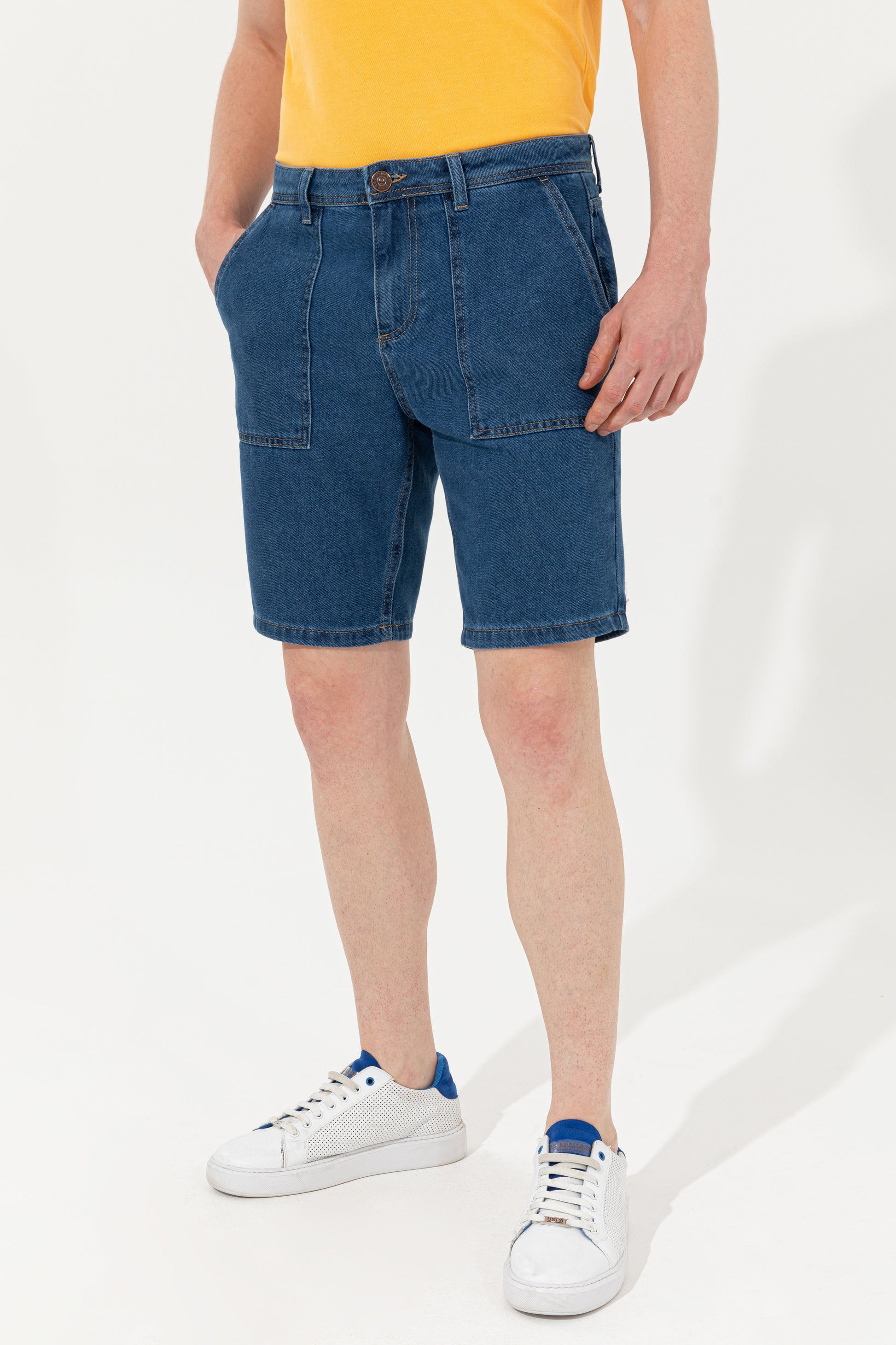 Men's Blue Jean Shorts