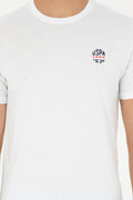 Men's Regular Fit Crew Neck White T-Shirt