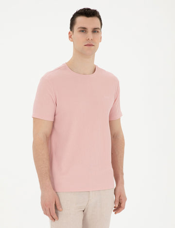 Pink Slim Fit T-Shirt