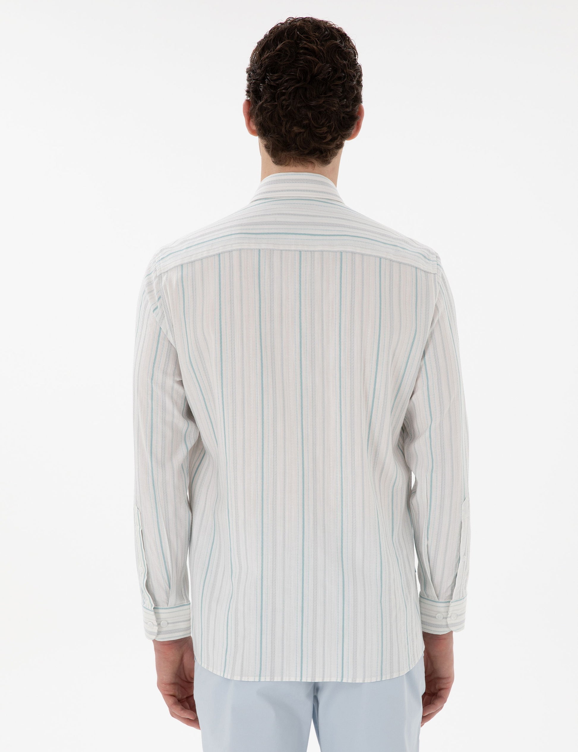 Mint Regular Fit Long Sleeve Shirt