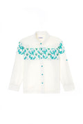 Boy's Mint Long Sleeve Shirt