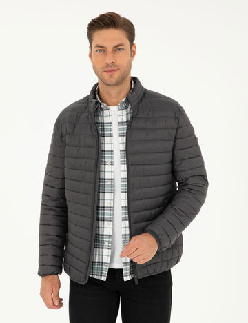 Anthracite Quilted Sport Coat