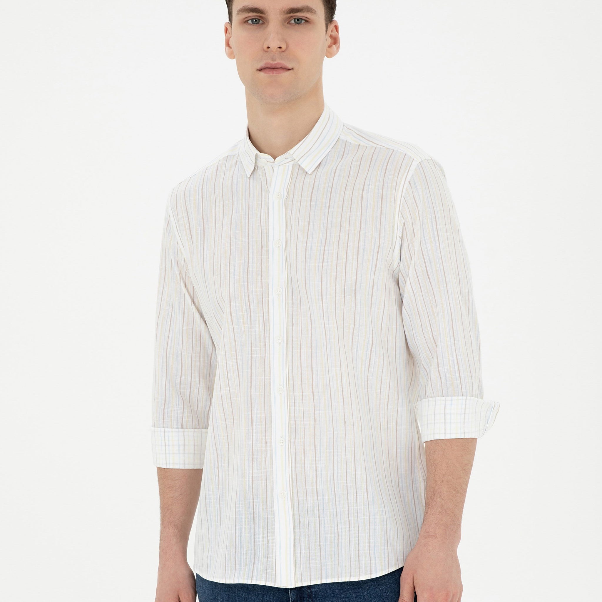 Lemon Regular Fit Long Sleeve Shirt
