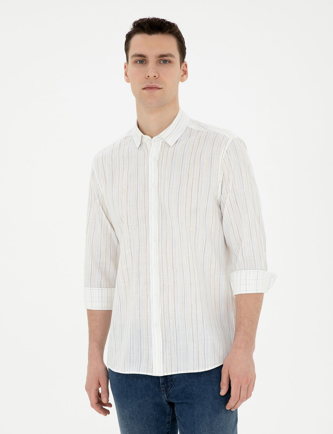 Lemon Regular Fit Long Sleeve Shirt