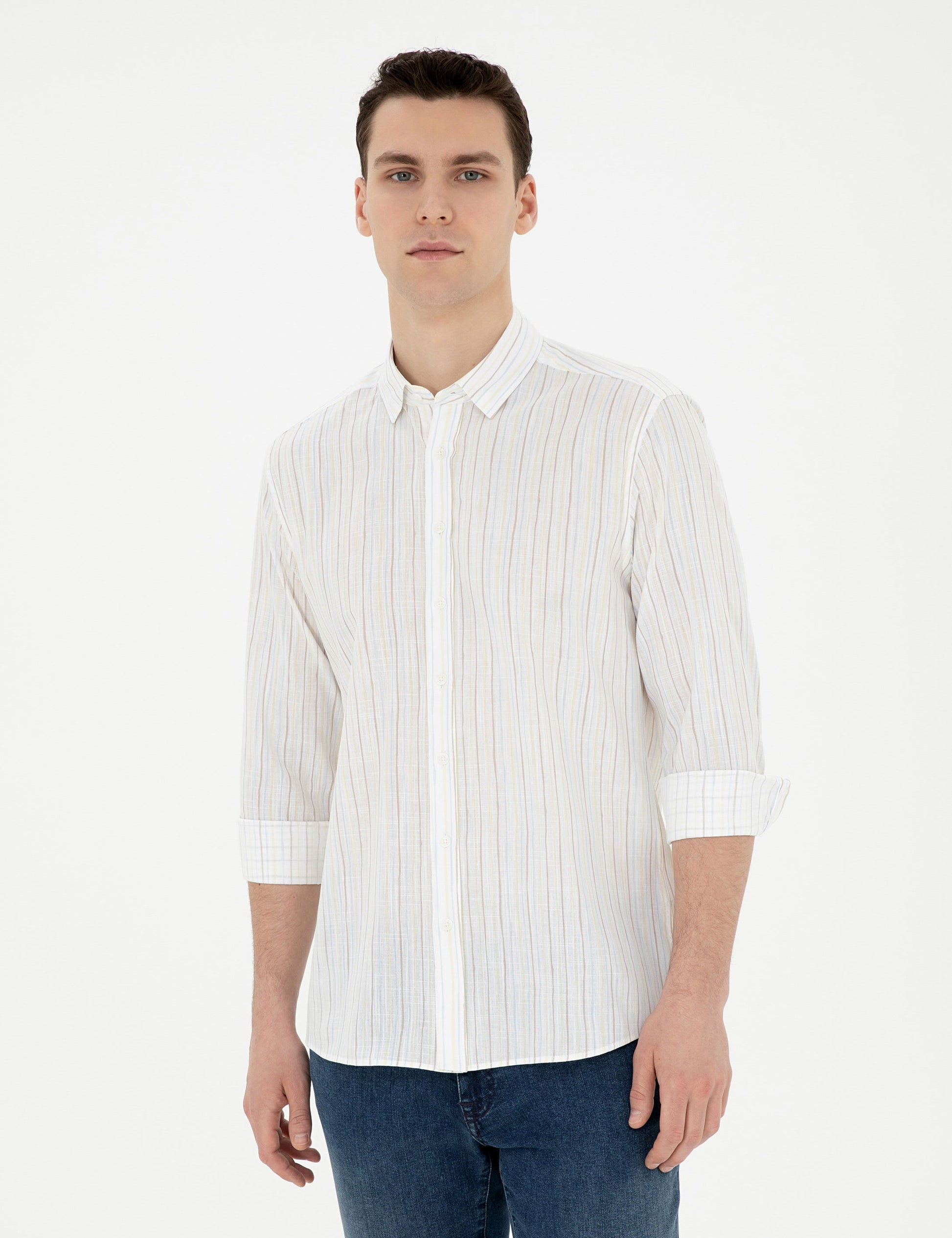 Lemon Regular Fit Long Sleeve Shirt