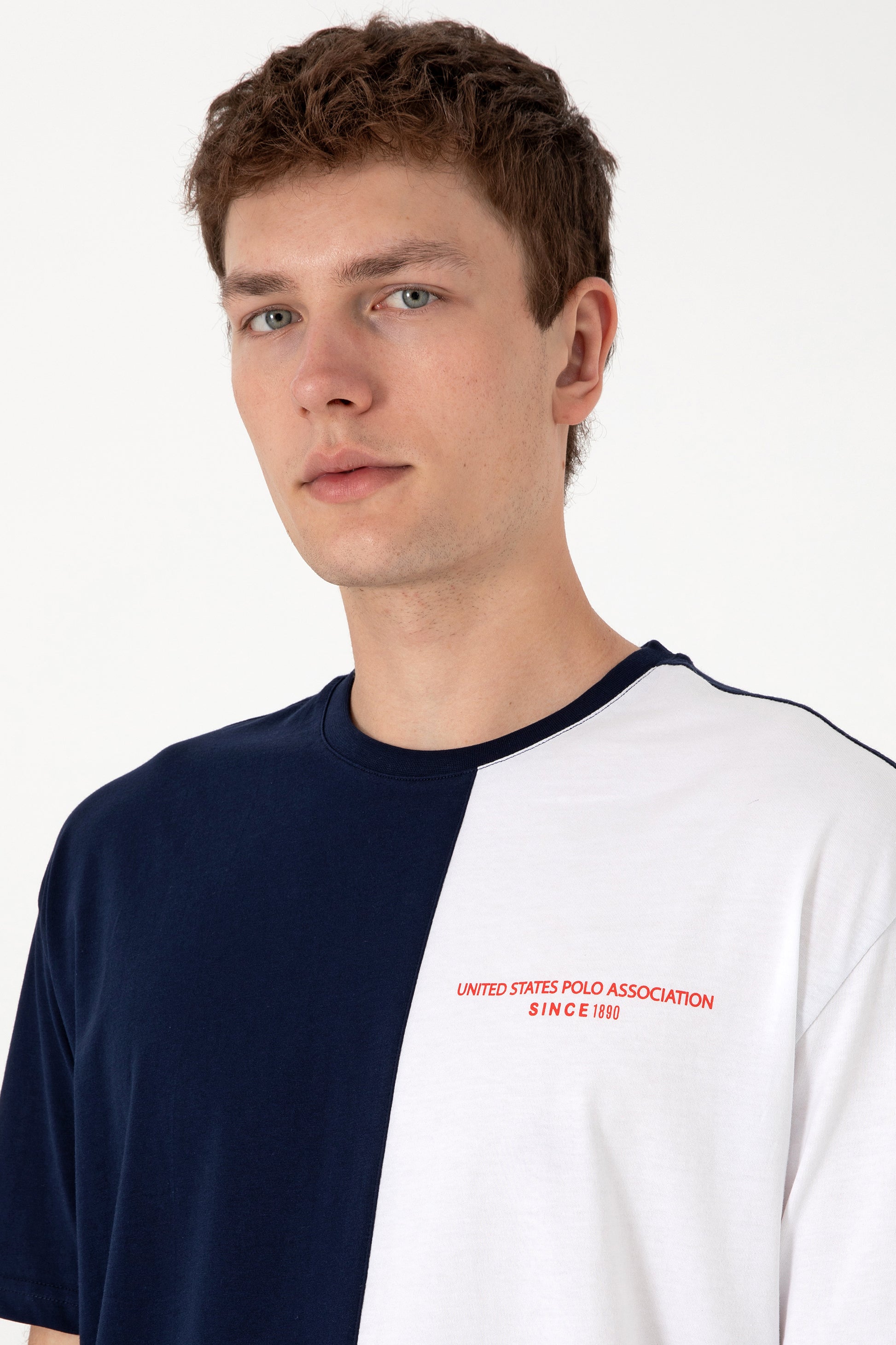 Men's Comfort Fit Crew Neck Navy T-Shirt
