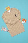 Boy's Sand Basic Crew Neck Sweater