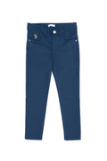 Girls' Indigo Canvas Pants