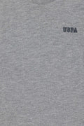 Boy's Grey Melange Crew Neck T-Shirt