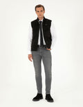 Black Leather Vest