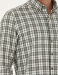 Khaki Regular Fit Long Sleeve Shirt