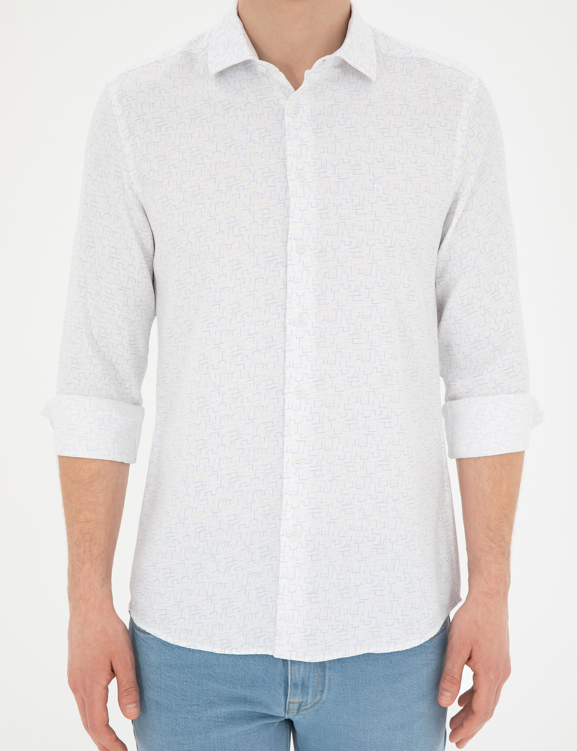 Lemon Slim Fit Long Sleeve Shirt