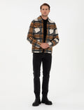 Brown Regular Fit Knitted Shirt