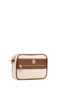 Women's Cream Canvas Cross Bag