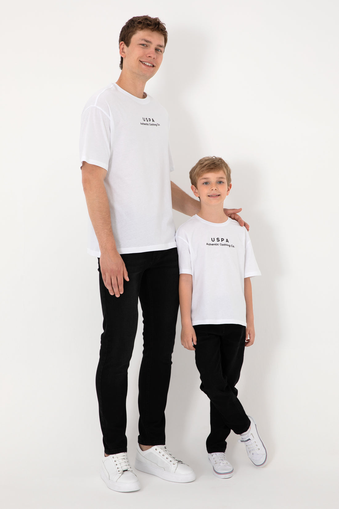 Men's Comfort Fit Crew Neck White T-Shirt