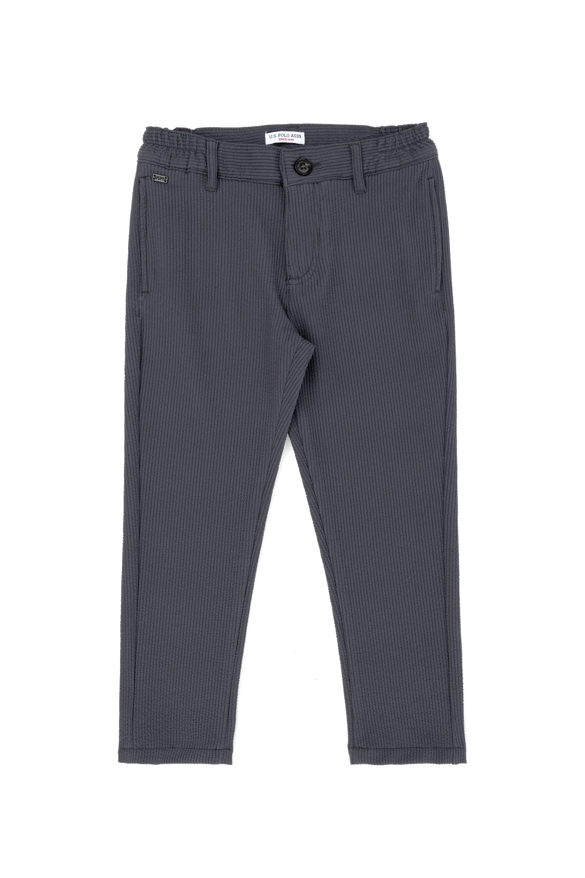 Boy's Anthracite Canvas Pants