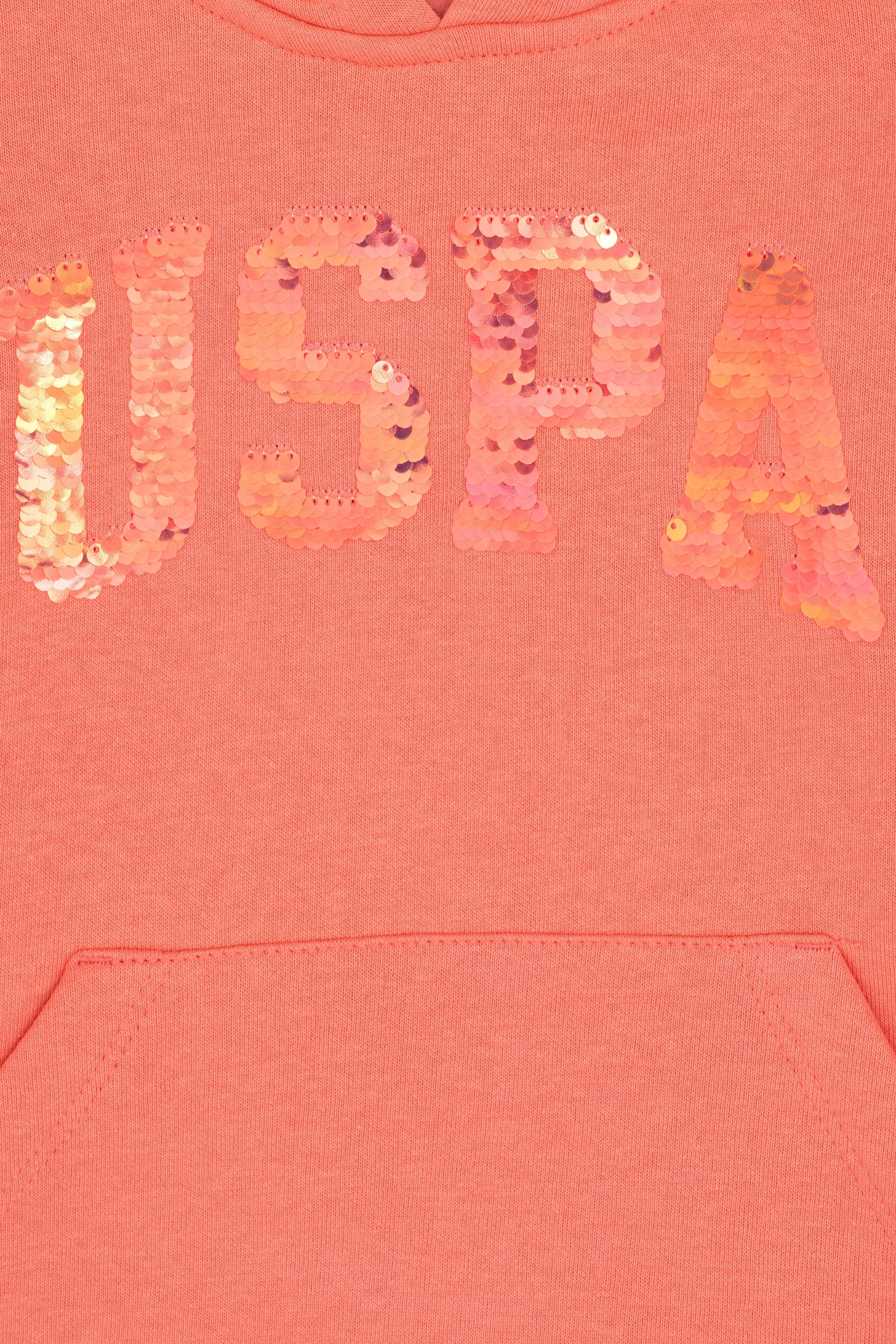 Girls' Pomegranate Flower Hooded Basic Sweatshirt