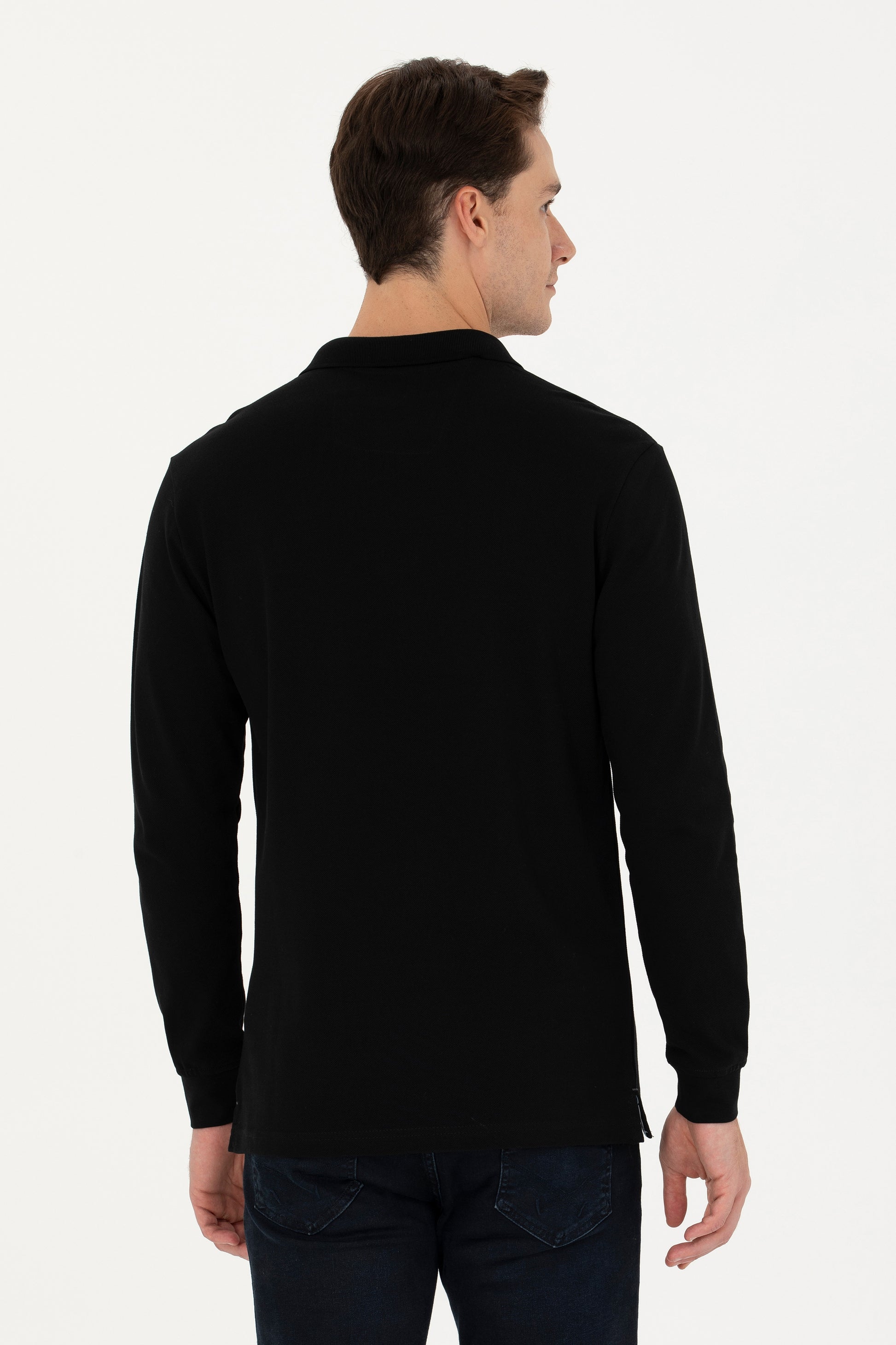 Men's Black Basic Sweatshirt