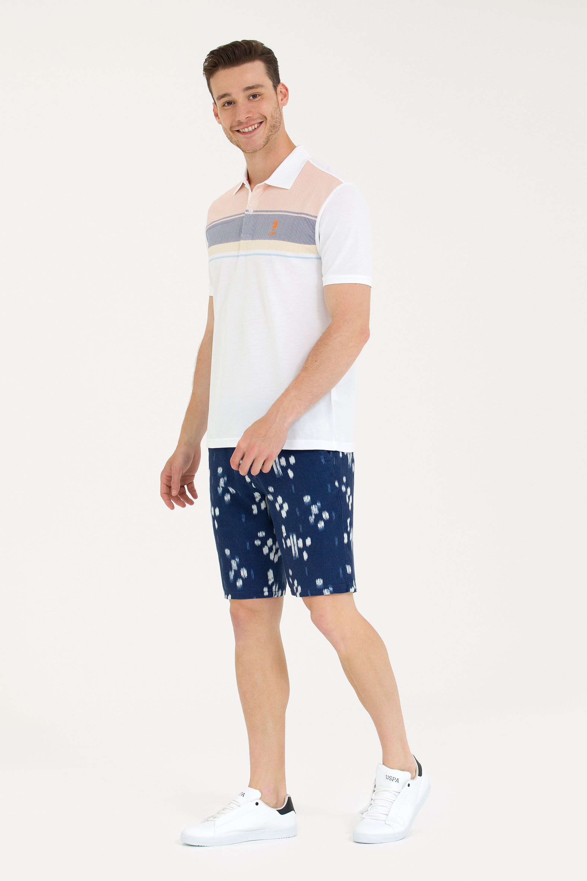 Men's Navy Blue Woven Shorts