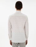 Khaki Slim Fit Long Sleeve Shirt