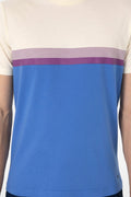 Men's Regular Fit Crew Neck Indigo T-Shirt