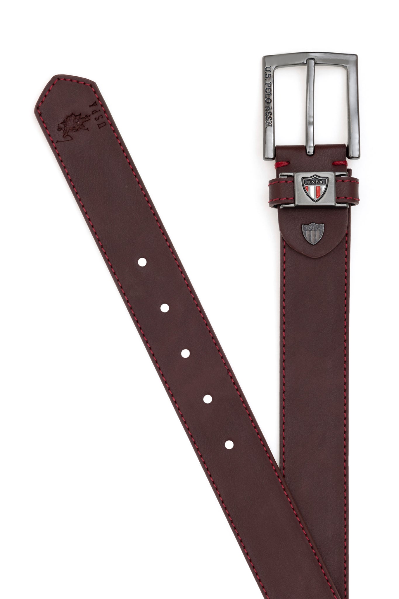 Men's Burgundy Belt