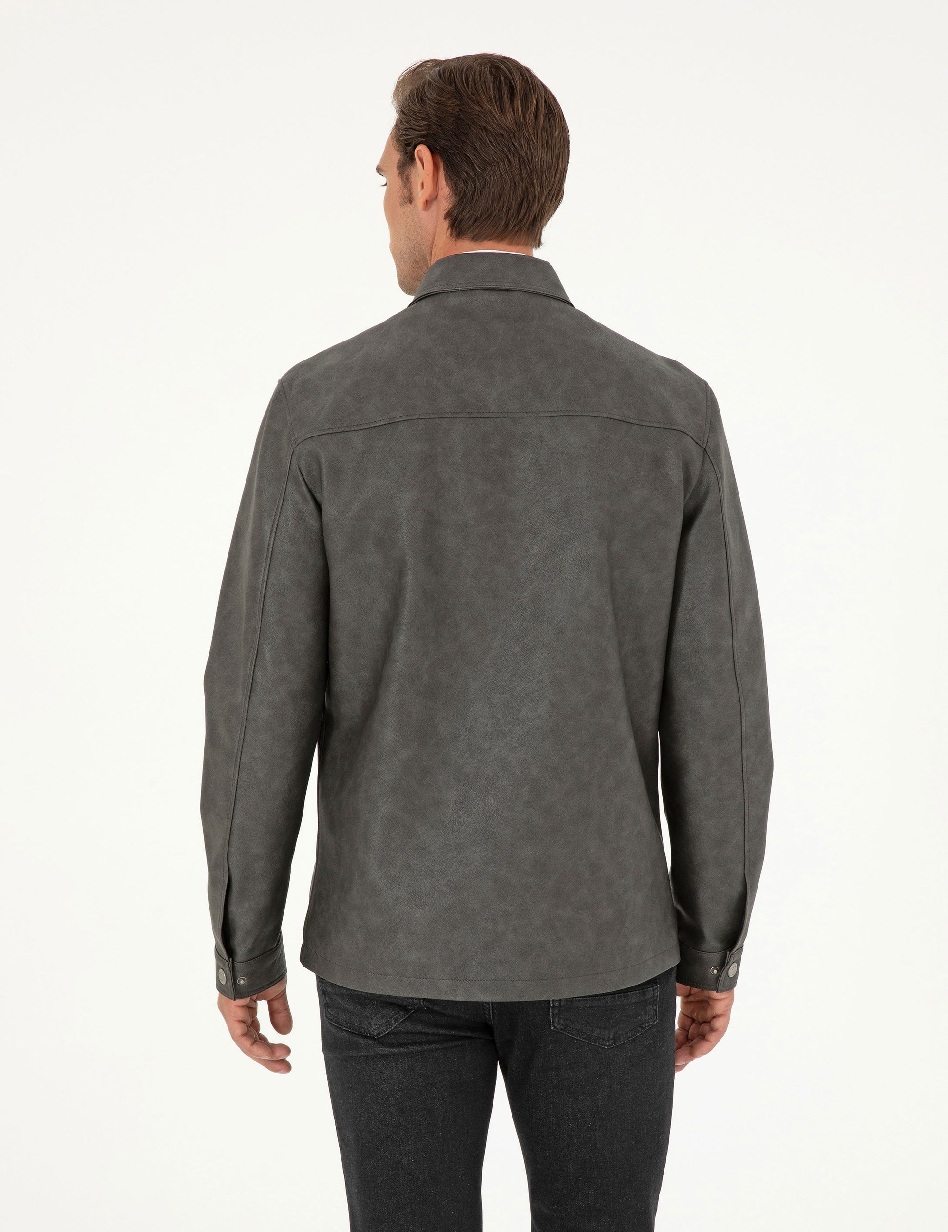 Anthracite Leather Jacket