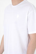 Men's Comfort Fit Crew Neck White T-Shirt