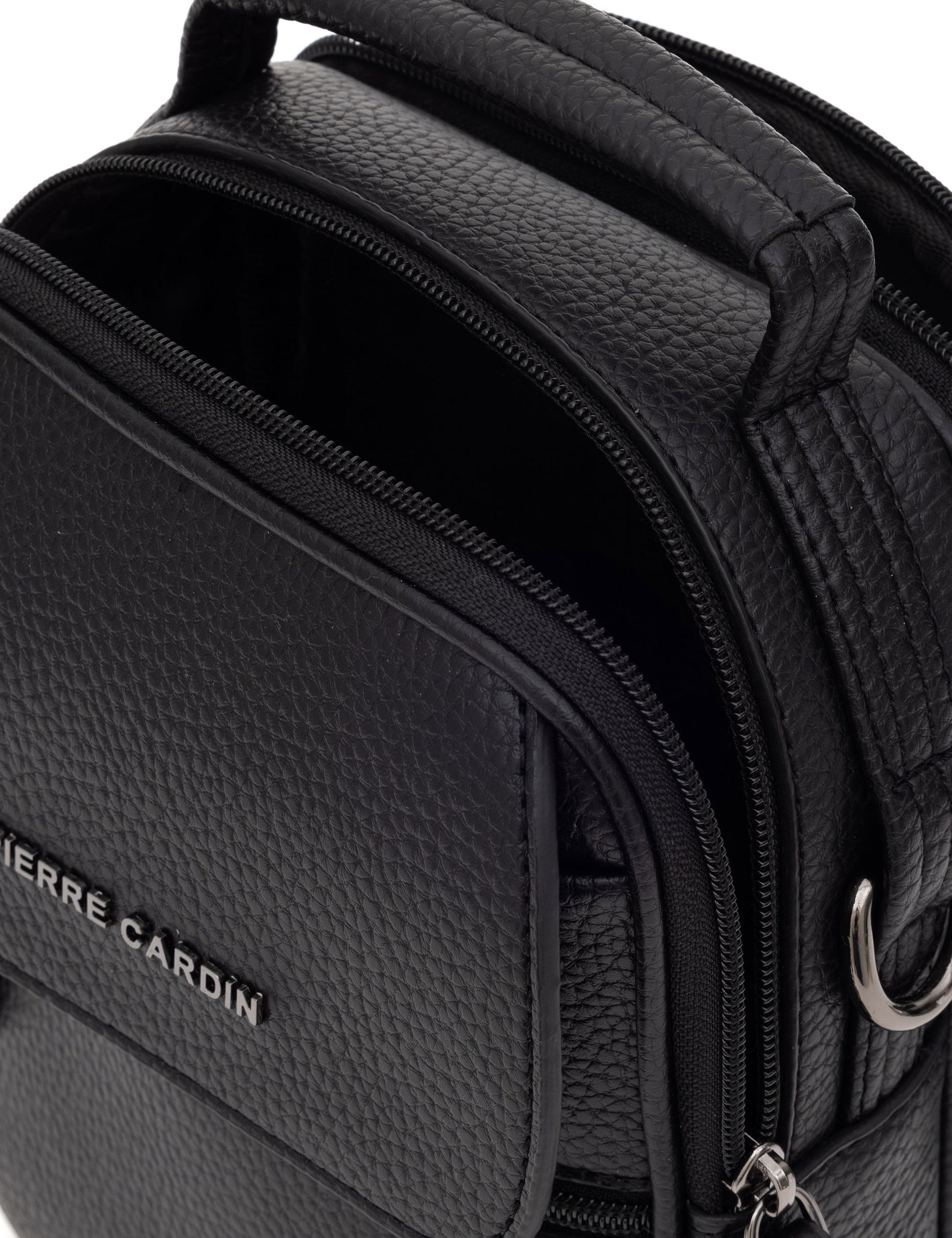 Men's Black Strap Handbag